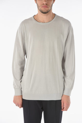 Crew Neck Cotton Sweater