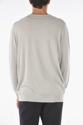 Crew Neck Cotton Sweater