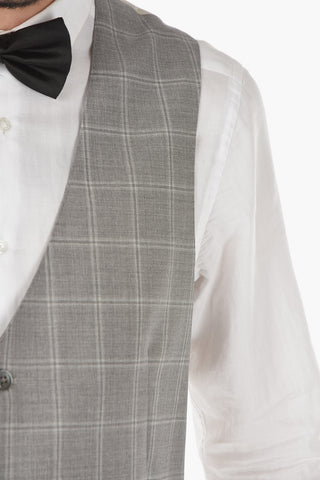 Windowpane Check CERIM.ACADEMY Virgin Wool Vest