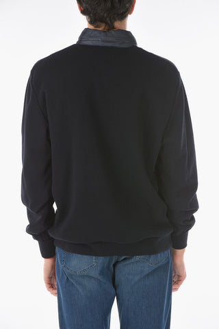 ID Giubbotto Imbottito S.LIGHT PIMA con Cappuccio Estraibile e Retro in Maglia