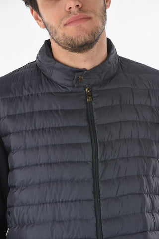 ID Giubbotto Imbottito S.LIGHT PIMA con Cappuccio Estraibile e Retro in Maglia