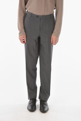 Pantaloni Slacks ACADEMY in Lana Vergine