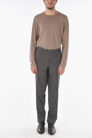 Pantaloni Slacks ACADEMY in Lana Vergine