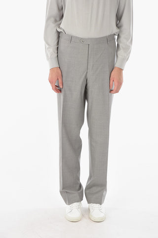 Extrafine Virgin Wool LEADER Slack Pants