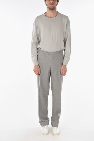 Extrafine Virgin Wool LEADER Slack Pants