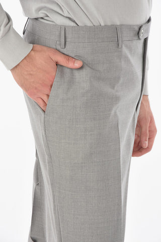 Extrafine Virgin Wool LEADER Slack Pants