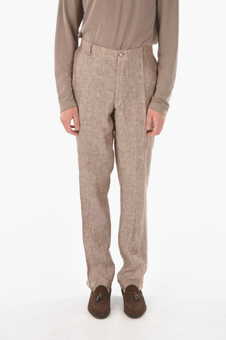 ID Linen IDENTITY Chino Pants with 4 Pockets