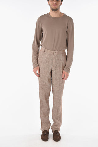 ID Linen IDENTITY Chino Pants with 4 Pockets