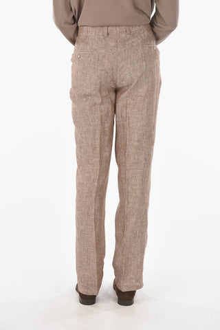 ID Linen IDENTITY Chino Pants with 4 Pockets