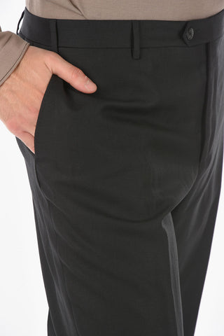 Virgin Wool Silk Flax LEADER Slack Pants