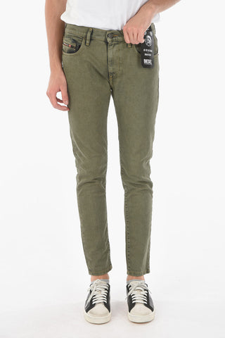 Jeans Slim Fit D-STRUKT-SP21 con Cuciture a Vista 15cm L32