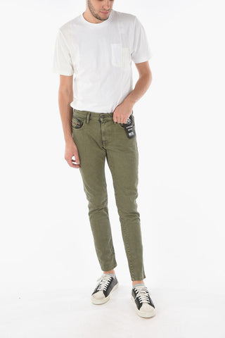 Jeans Slim Fit D-STRUKT-SP21 con Cuciture a Vista 15cm L32