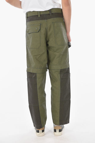 Pantaloni Cargo D-MULTY-SP1 Bicolore con Tasche a Toppa