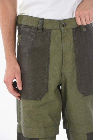 Pantaloni Cargo D-MULTY-SP1 Bicolore con Tasche a Toppa
