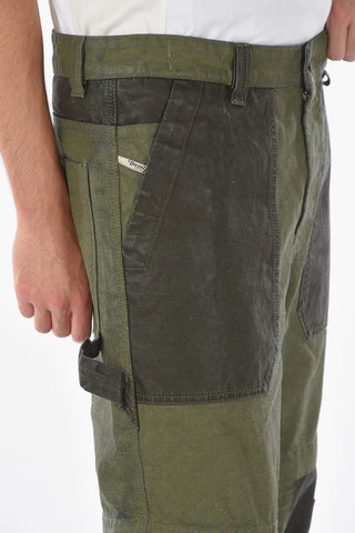 Pantaloni Cargo D-MULTY-SP1 Bicolore con Tasche a Toppa