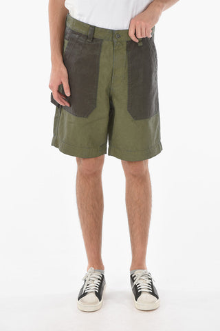 Pantaloni Cargo D-MULTY-SP1 Bicolore con Tasche a Toppa
