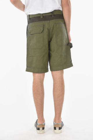 Pantaloni Cargo D-MULTY-SP1 Bicolore con Tasche a Toppa