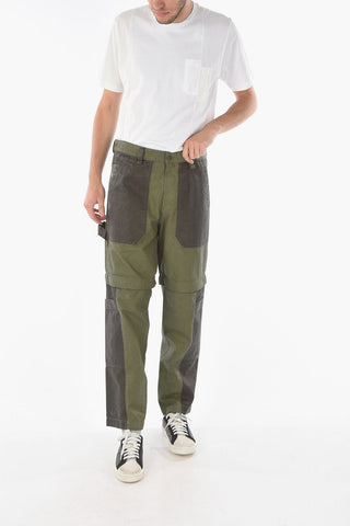 Pantaloni Cargo D-MULTY-SP1 Bicolore con Tasche a Toppa