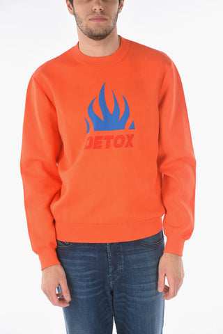 Printed On The Front K-TEXAS Crew-Neck Sweatshirt
