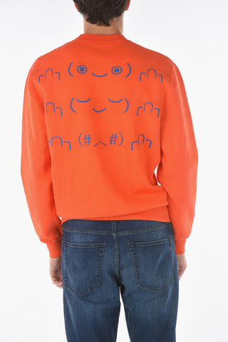 Printed On The Front K-TEXAS Crew-Neck Sweatshirt