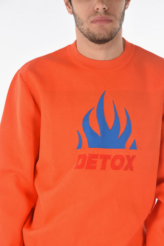 Printed On The Front K-TEXAS Crew-Neck Sweatshirt