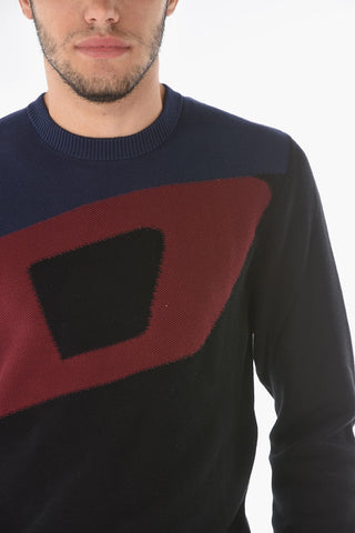 Maxi Logo on The Front K-ZACK Crew-Neck Sweater 