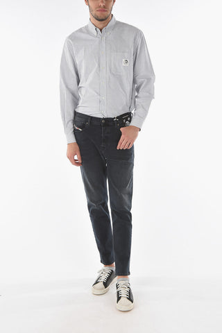 17cm visible stitching D-FINING Tapered fit Jeans L32