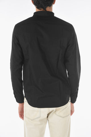 solid color S-BILL-POCKET shirt with breast pocket