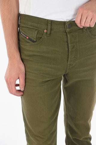 Jeans Taperd Fit D-FINING con Bottone Logato 17cm L32