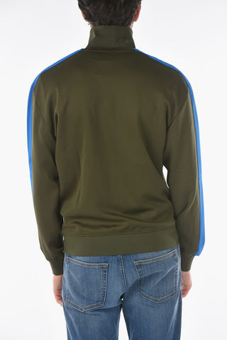 felpa S-KRAMY bicolore con chiusura zip