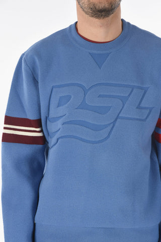 Maglia Girocollo K-HOUSTON con Logo in Rilievo