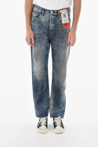 21cm visible stitching D-MACS Straight Jeans L32