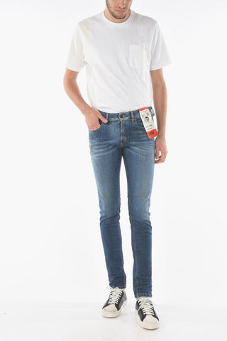 Jeans Skinny Fit SLEENKER-X con Bottone Logato 15cm L32
