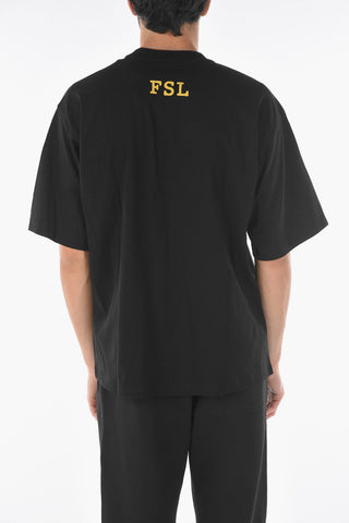 T-shirt Girocollo T-BALM-B6 con Maxi Stampa Frontale