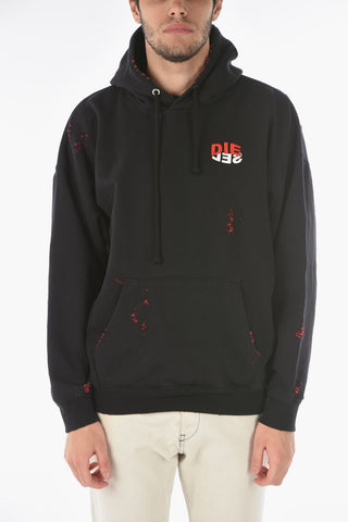 Vintage Effect S-UMMER-N71 Sweatshirt with Hood