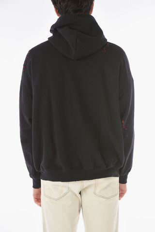 Vintage Effect S-UMMER-N71 Sweatshirt with Hood