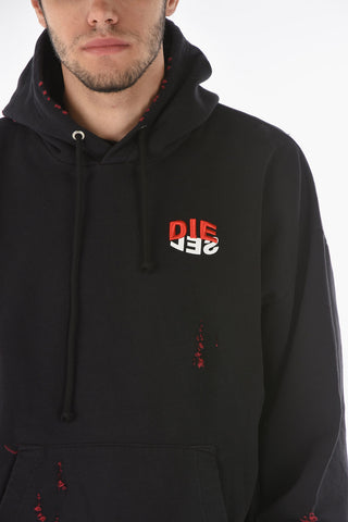Vintage Effect S-UMMER-N71 Sweatshirt with Hood