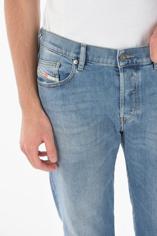 20cm visible stitching 5 Pockets D-MIHTRY Straight Fit Jeans L30