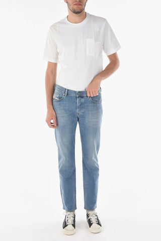 20cm visible stitching 5 Pockets D-MIHTRY Straight Fit Jeans L30