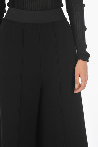 MM6 Elastic Waistband Palazzo Pants