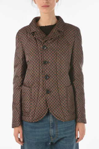MM1 Blazer Trapuntato con Motivo Geometrico