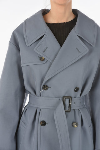 MM1 Cotton Silk Double-breasted Trench