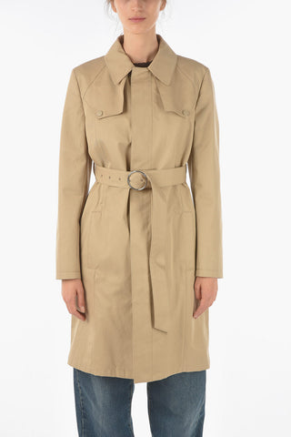 MM1 Trench Monopetto con Bottoni a Pressione e Zip