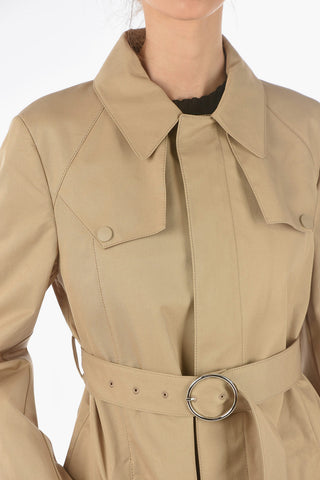 MM1 Trench Monopetto con Bottoni a Pressione e Zip