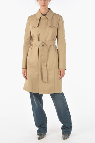 MM1 Trench Monopetto con Bottoni a Pressione e Zip