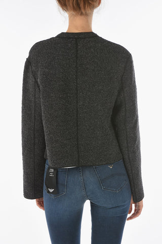 EMPORIO ICON Giacca Bolero in Lana Bouclé