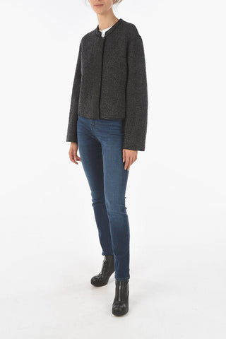 EMPORIO ICON Giacca Bolero in Lana Bouclé