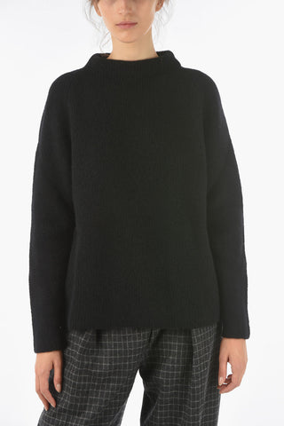 EMPORIO Maglione Mock Neck in Misto Lana 