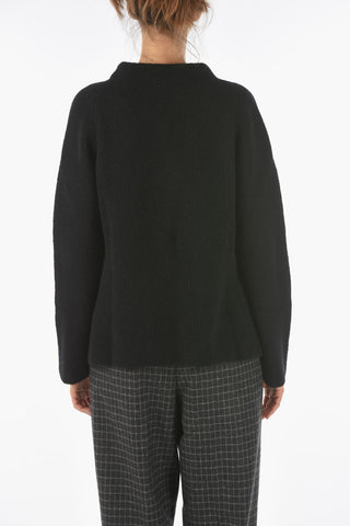 EMPORIO Maglione Mock Neck in Misto Lana 