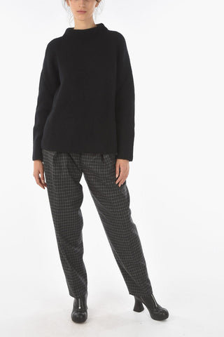 EMPORIO Maglione Mock Neck in Misto Lana 